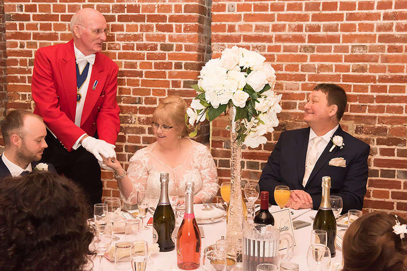 Toastmaster with Bride